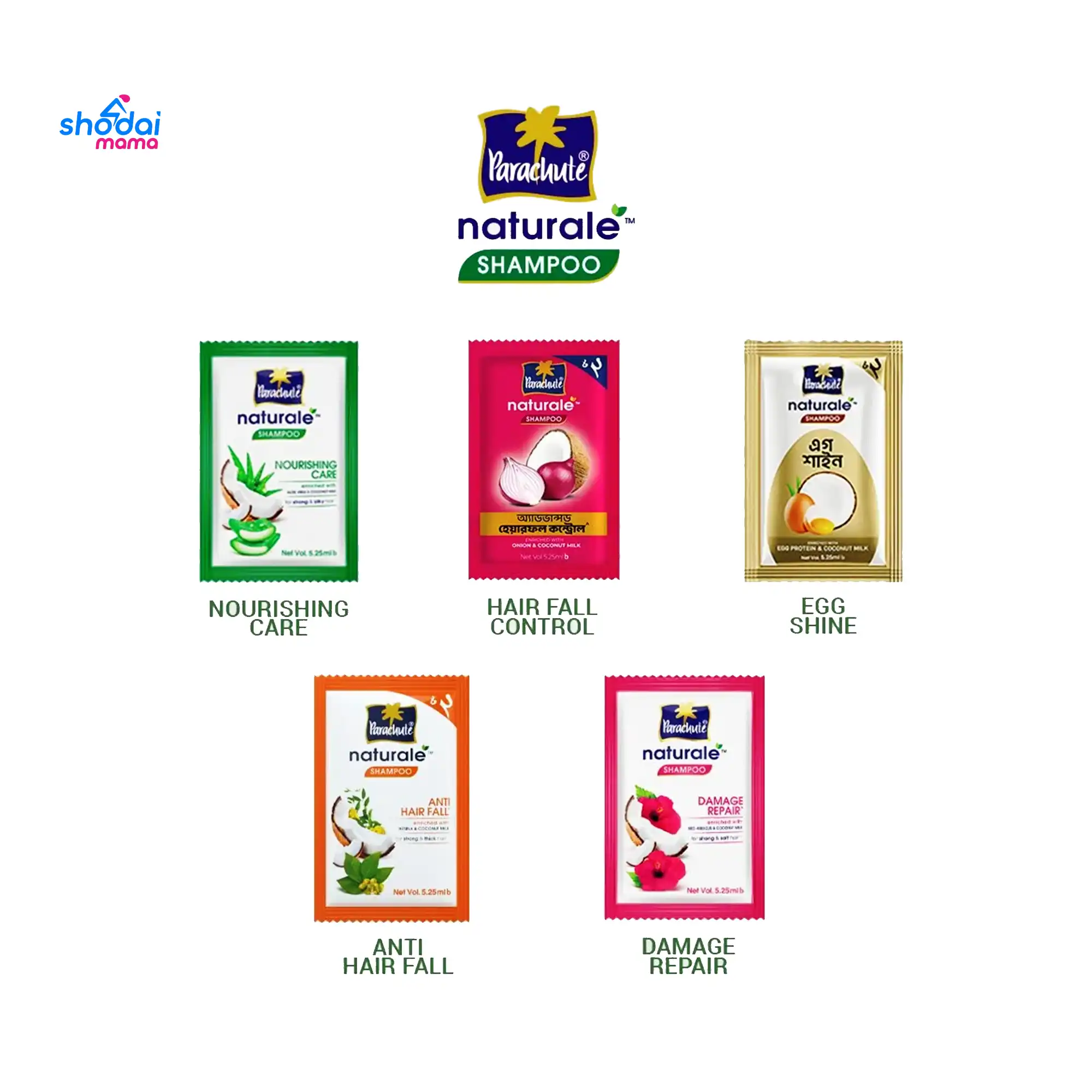 Parachute Naturale Shampoo 5.25ml